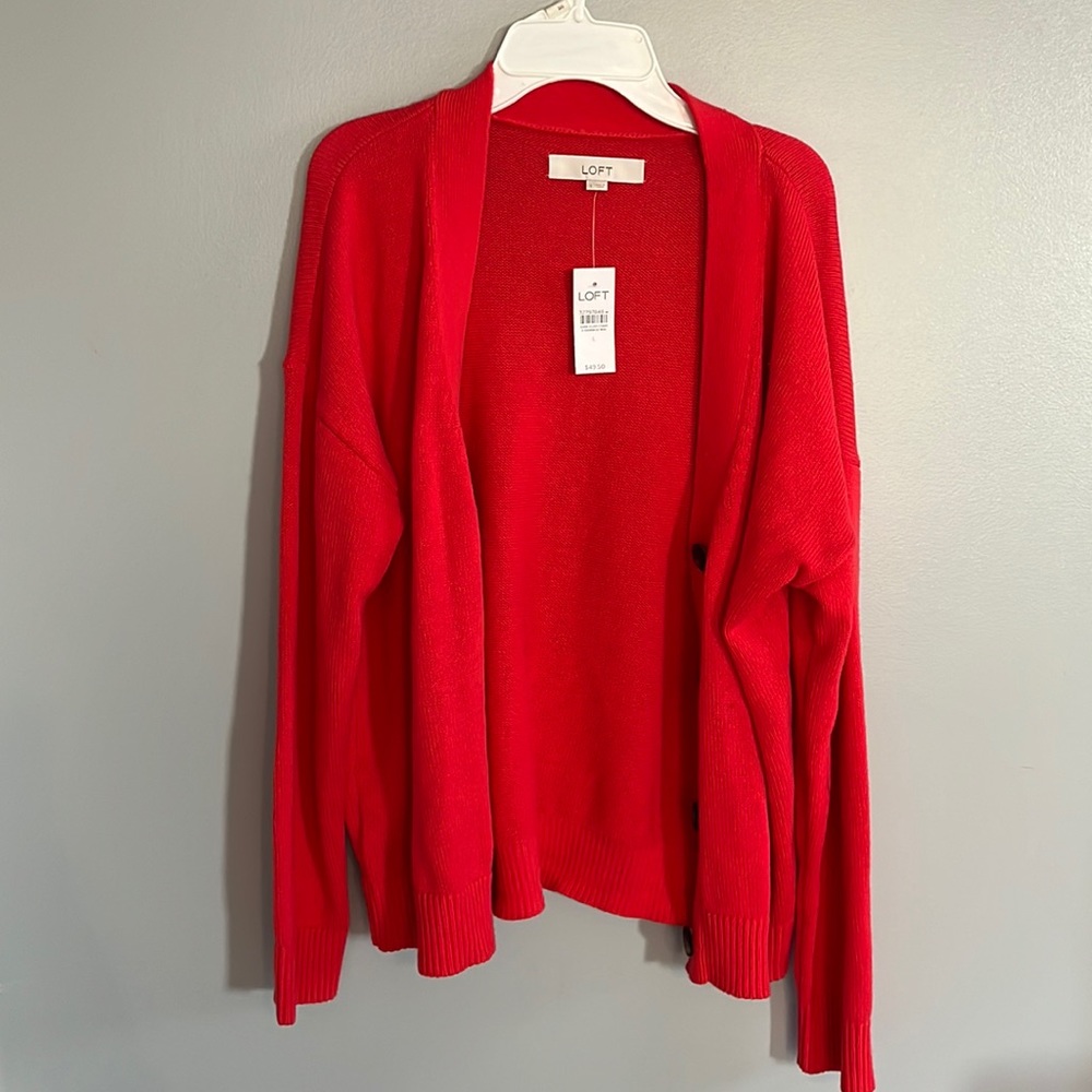 Red loft brand new sweater size large